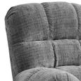 Cloud Manual Recliner Sofa - 3 Seater - Grey - Fabric