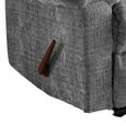 Cloud Manual Recliner Sofa - 3 Seater - Grey - Fabric