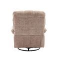 Cloud Swivel Manual Recliner Armchair - Beige - Fabric