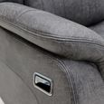 Darlington Recliner Armchair - Slate Grey - Fabric