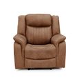 Darlington Recliner Armchair - Warm Tan - Fabric