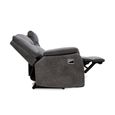 Darlington Recliner Sofa - 2 Seater - Slate Grey - Fabric