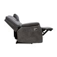 Darlington Recliner Sofa - 3 Seater - Slate Grey - Fabric