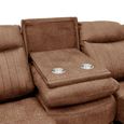 Darlington Recliner Sofa - 3 Seater - Warm Tan - Fabric