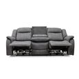 Darlington Recliner Sofa Suite - 3+1+1 Seater - Slate Grey - Fabric