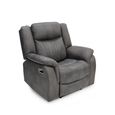 Darlington Recliner Sofa Suite - 3+1+1 Seater - Slate Grey - Fabric