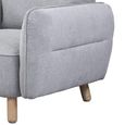 Georgia Armchair - Light Grey - Fabric