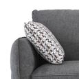 Georgia Sofa - 2 Seater - Dark Grey - Fabric