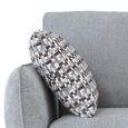 Georgia Sofa - 2 Seater - Light Grey - Fabric