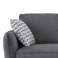 Georgia Sofa - 3 Seater - Dark Grey - Fabric