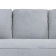 Georgia Sofa - 3 Seater - Light Grey - Fabric
