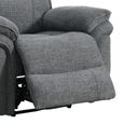 Harrow Electric Recliner Armchair - Dark Grey - Fabric
