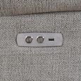 Harrow Electric Recliner Sofa - 2 Seater - Light Grey - Fabric