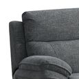 Harrow Electric Recliner Sofa - 3 Seater - Dark Grey - Fabric