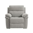Harrow Electric Recliner Sofa Suite - 3+1+1 Seater - Light Grey - Fabric