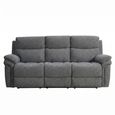 Harrow Electric Recliner Sofa Suite - 3+2 Seater - Dark Grey - Fabric