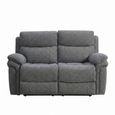 Harrow Electric Recliner Sofa Suite - 3+2 Seater - Dark Grey - Fabric
