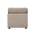 Haven Armless Chair - Biscuit - Fabric
