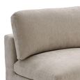 Haven Armless Chair - Biscuit - Fabric