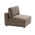 Haven Armless Chair - Hazelnut - Fabric
