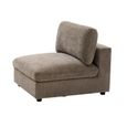 Haven Armless Chair - Hazelnut - Fabric
