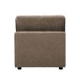 Haven Armless Chair - Hazelnut - Fabric