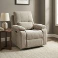 Knightsbridge Electric Recliner Armchair - Fossil - Fabric