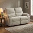 Knightsbridge Electric Recliner Sofa - 2 Seater - Fossil - Fabric