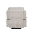 Knightsbridge Electric Recliner Armchair - Fossil - Fabric