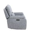 Knightsbridge Electric Recliner Armchair - Granite - Fabric