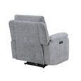 Knightsbridge Electric Recliner Armchair - Granite - Fabric