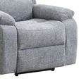 Knightsbridge Electric Recliner Armchair - Granite - Fabric