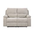 Knightsbridge Electric Recliner Sofa - 2 Seater - Fossil - Fabric