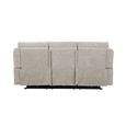 Knightsbridge Electric Recliner Sofa - 3 Seater - Fossil - Fabric