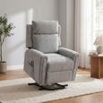 Mayfair Electric Lift & Tilt Armchair - Dual Motor - Ash Grey - Fabric