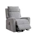Mayfair Electric Lift & Tilt Armchair - Dual Motor - Ash Grey - Fabric