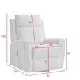 Mayfair Electric Lift & Tilt Armchair - Dual Motor - Beige - Fabric