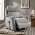 Mayfair Electric Lift & Tilt Armchair - Quad Motor - Ash Grey - Fabric