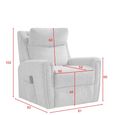 Mayfair Electric Lift & Tilt Armchair - Quad Motor - Beige - Fabric