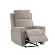 Mayfair Electric Recliner Armchair - Ash Grey - Fabric