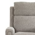 Mayfair Electric Recliner Armchair - Ash Grey - Fabric