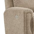 Mayfair Electric Recliner Armchair - Beige - Fabric