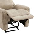 Mayfair Electric Recliner Armchair - Beige - Fabric