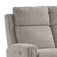 Mayfair Electric Recliner Sofa - 2 Seater - Ash Grey - Fabric