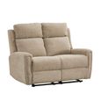 Mayfair Electric Recliner Sofa - 2 Seater - Beige - Fabric