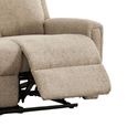 Mayfair Electric Recliner Sofa - 3 Seater - Beige - Fabric