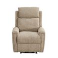 Mayfair Electric Recliner Sofa Suite - 3+1+1 Seater - Beige - Fabric