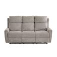 Mayfair Electric Recliner Sofa Suite - 3+2 Seater - Ash Grey - Fabric