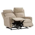 Mayfair Electric Recliner Sofa Suite - 3+2 Seater - Beige - Fabric