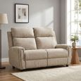 Mayfair Sofa - 2 Seater - Beige - Fabric